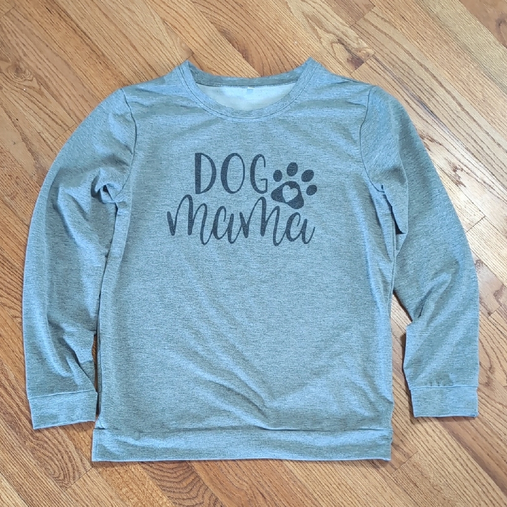 Source Unknown Gray 'Dog Mama' Sweatshirt